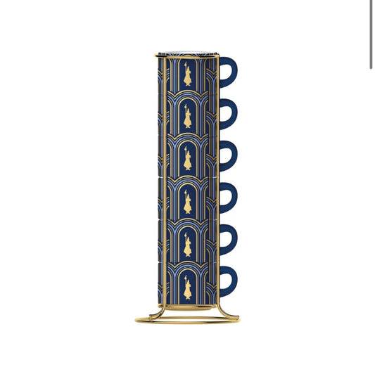 Bialetti Deco Glamour Stackable Espresso Cups